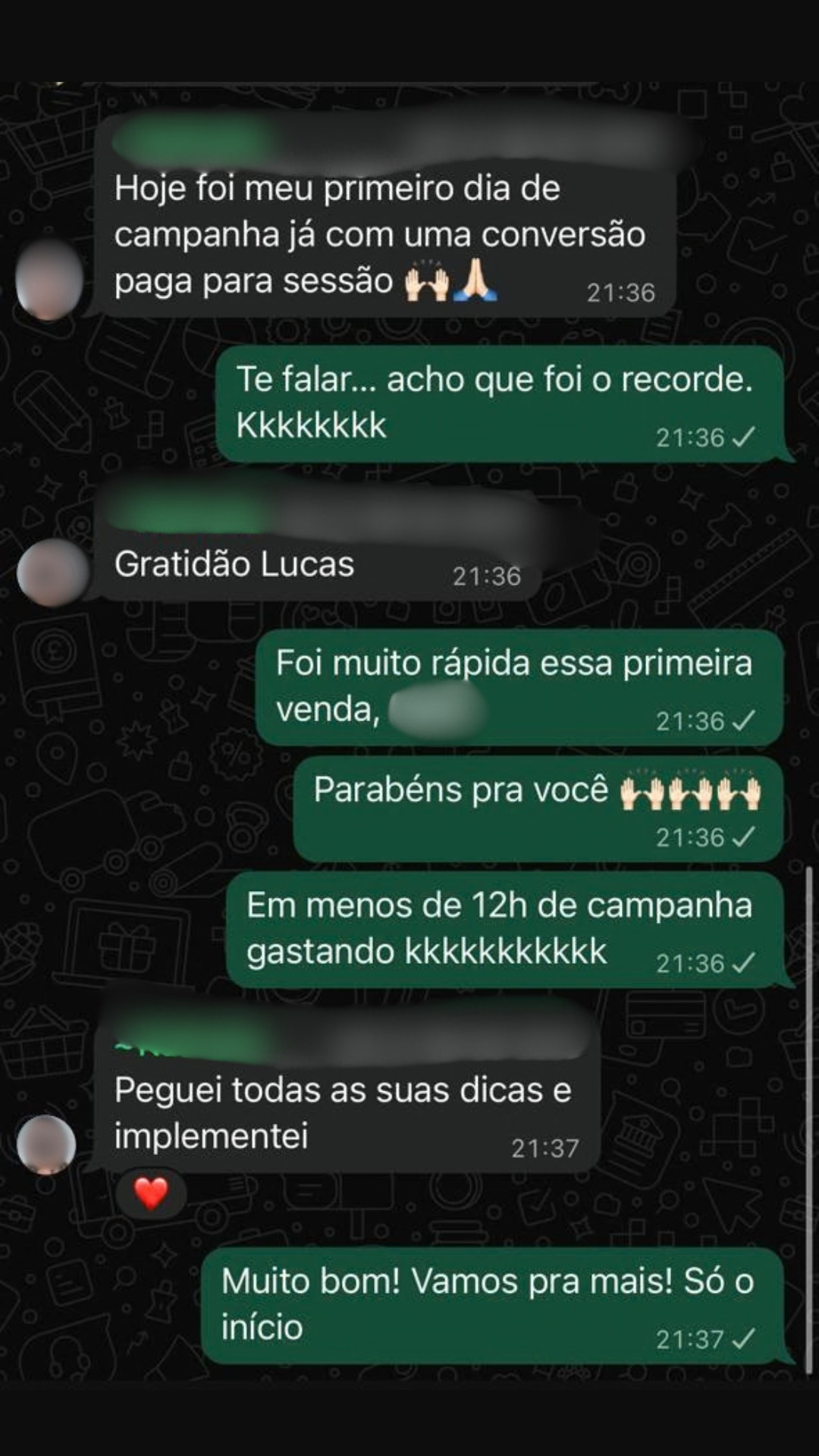 Primeiro dia de campanha